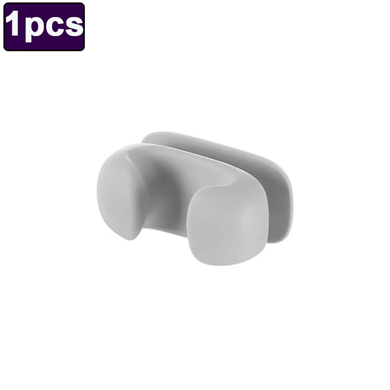 1/4pcs Rice Spoon Holder Hook Silicone Rice Spoon Storage Rack Kitchen plug fixed wire winder Wall - Mounted Cooker Spoon Shelf - Verduranest