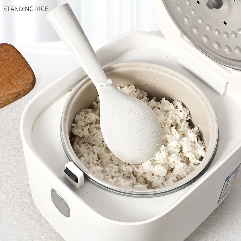 Antibacterial food grade pp plastic rice spoon Standing household rice spoon Non - stick rice with retainer hanger Rice spoon - Verduranest