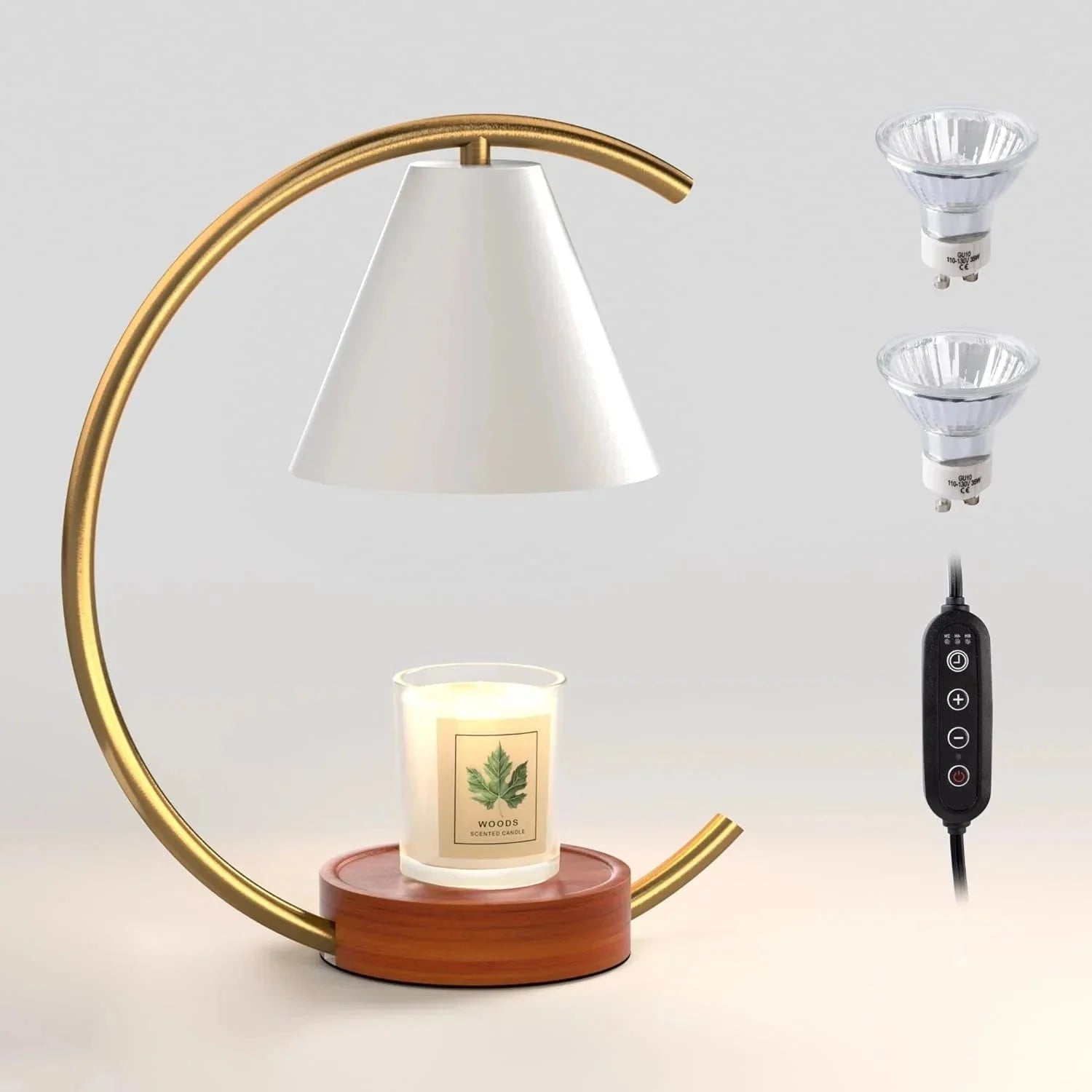 Dimmable Candle Warmer Lamp – Efficient, Flame - Free Fragrance - Verduranest