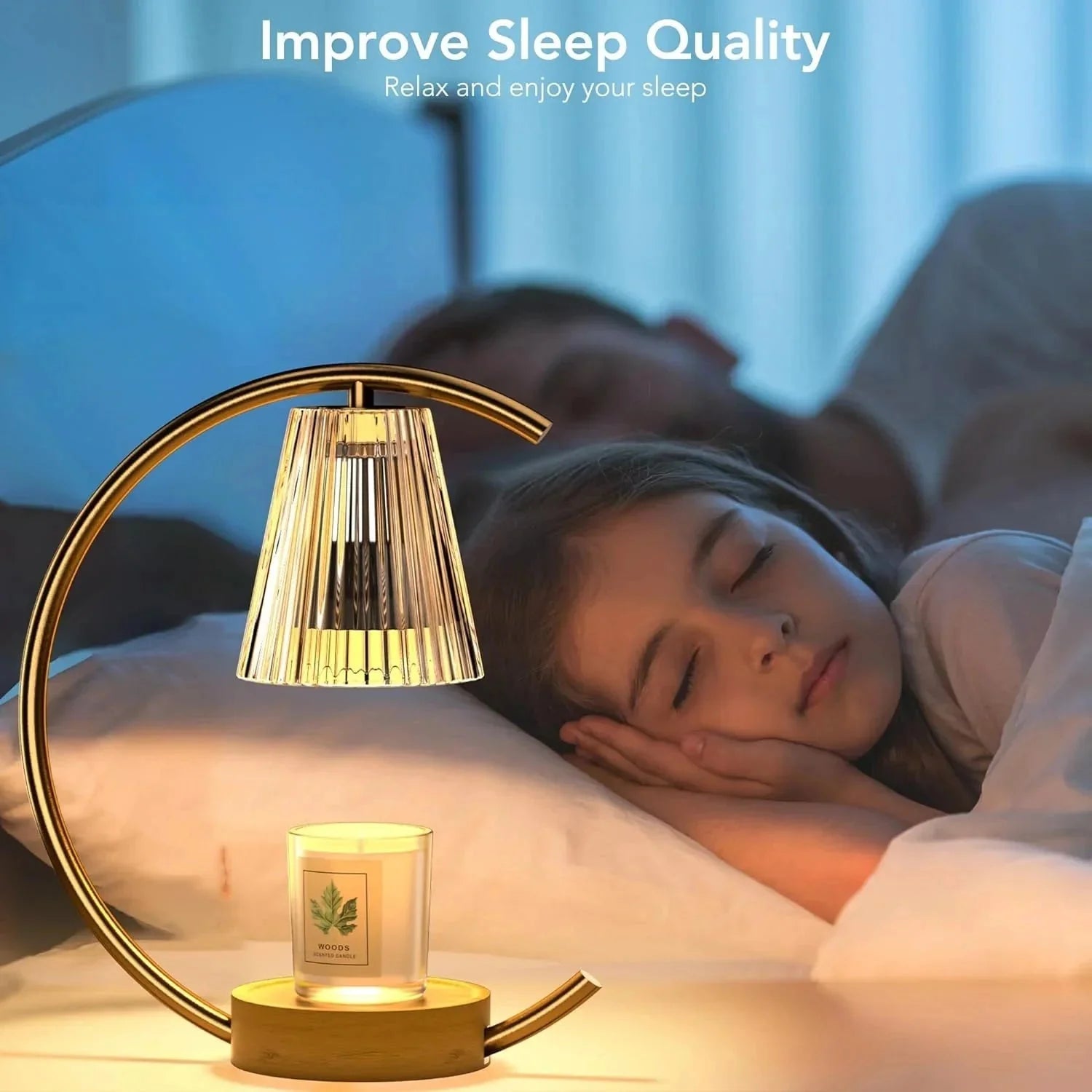 Dimmable Candle Warmer Lamp – Efficient, Flame - Free Fragrance - Verduranest