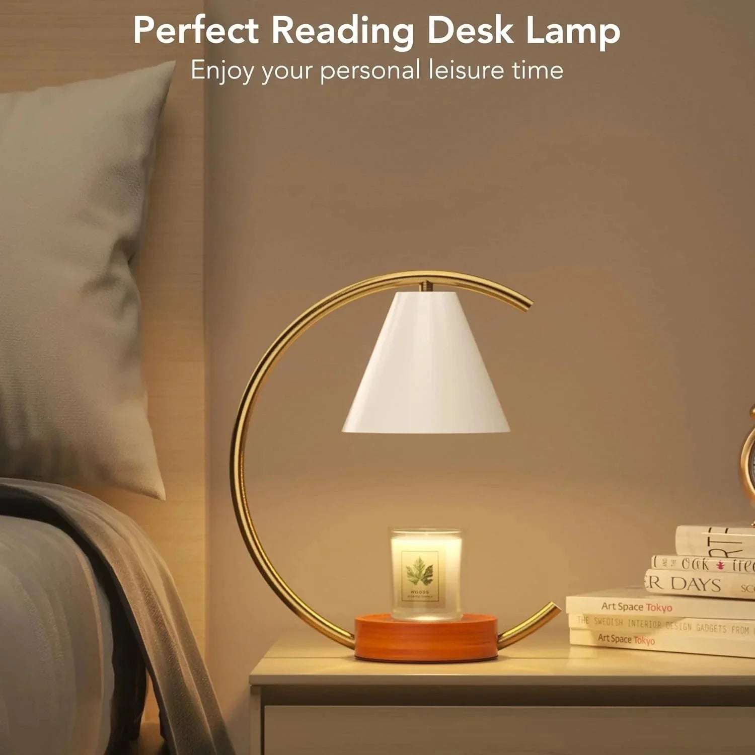 Dimmable Candle Warmer Lamp – Efficient, Flame - Free Fragrance - Verduranest