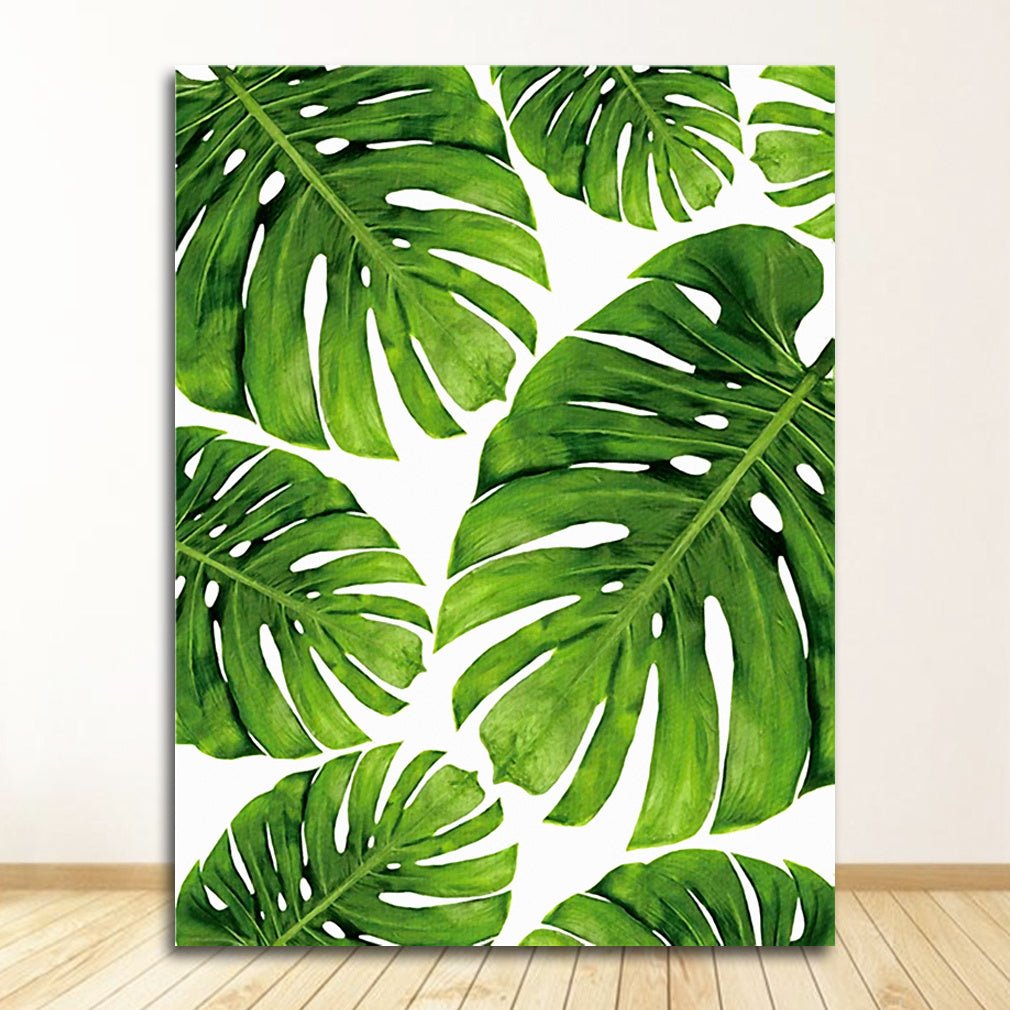 Home Decor Green Plant Canvas Painting - Verduranest