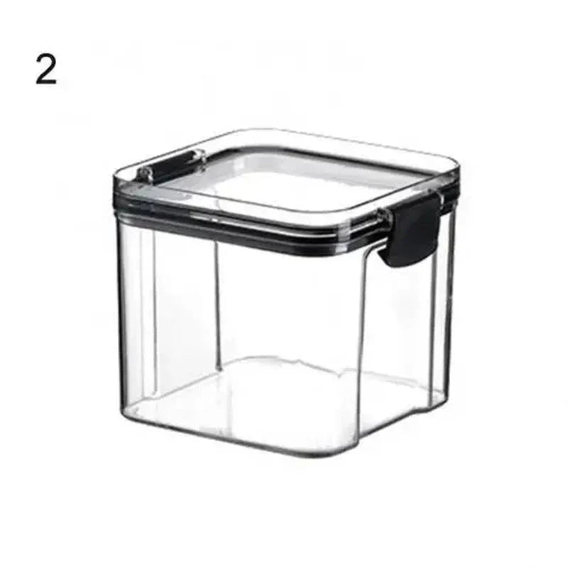 Multipurpose Food Storage Containers Set - Clear Jars with Lids for Cereal, Candy, and Dry Goods - Verduranest