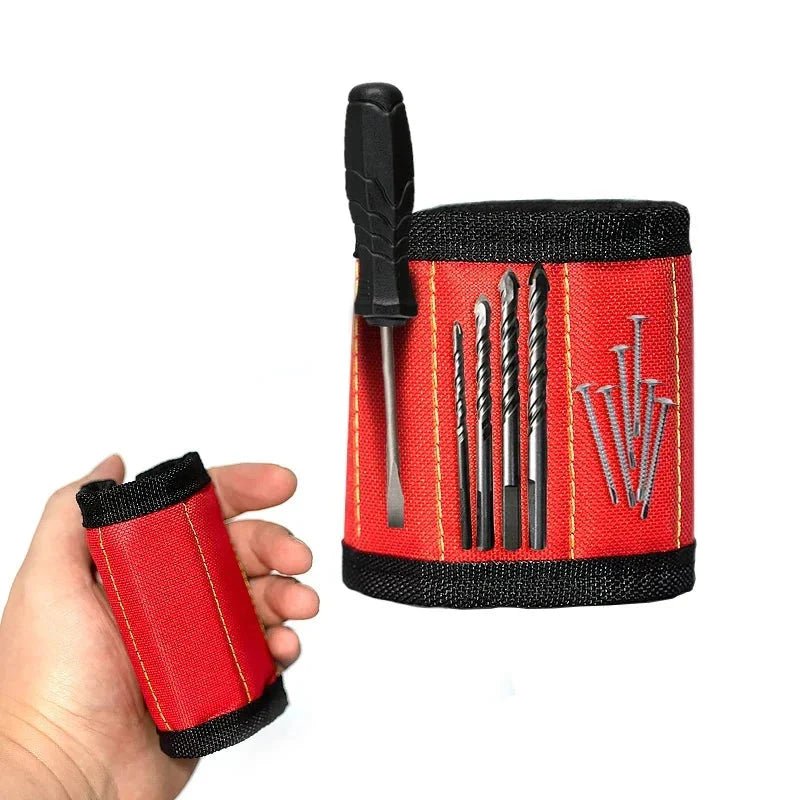 Strong Magnetic Wristband β Portable Tool Bag for Holding Screws, Nails, Nuts, Bolts, and Drill Bits - Verduranest