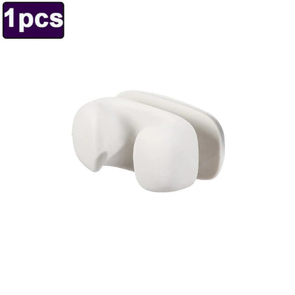 1/4pcs Rice Spoon Holder Hook Silicone Rice Spoon Storage Rack Kitchen plug fixed wire winder Wall - Mounted Cooker Spoon Shelf - Verduranest