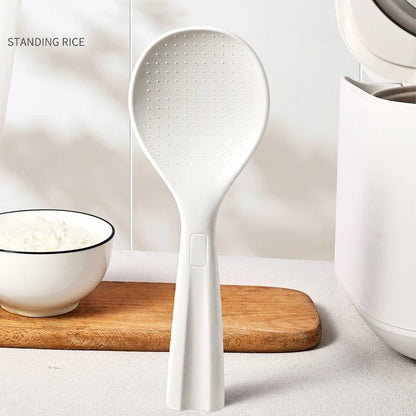 Antibacterial food grade pp plastic rice spoon Standing household rice spoon Non - stick rice with retainer hanger Rice spoon - Verduranest
