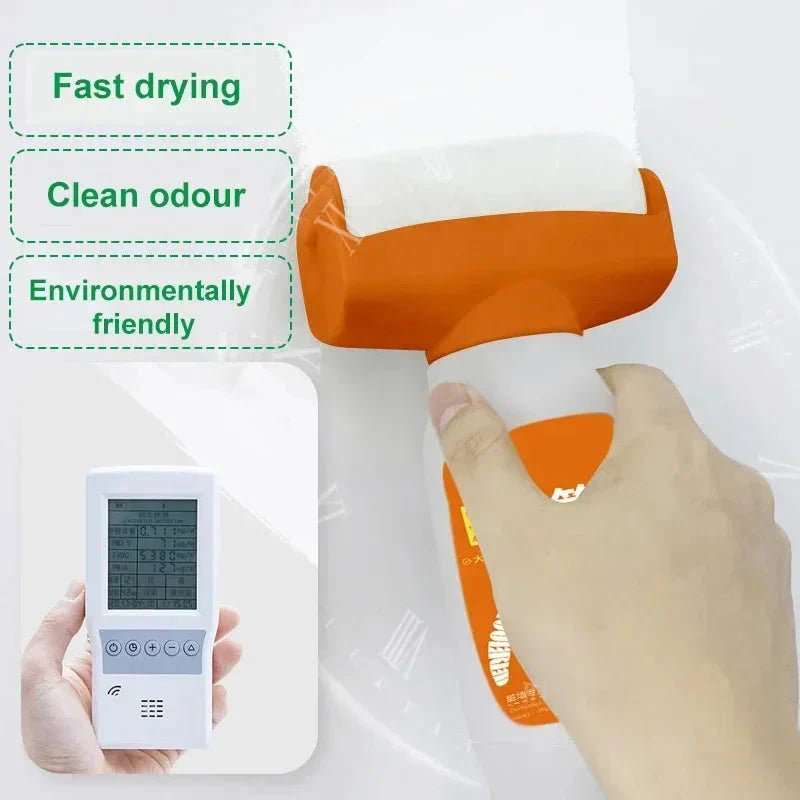 Antibacterial Wall Paint – Strong Repair Latex Paint with Roller Brush for Living Room & Kitchen - Verduranest