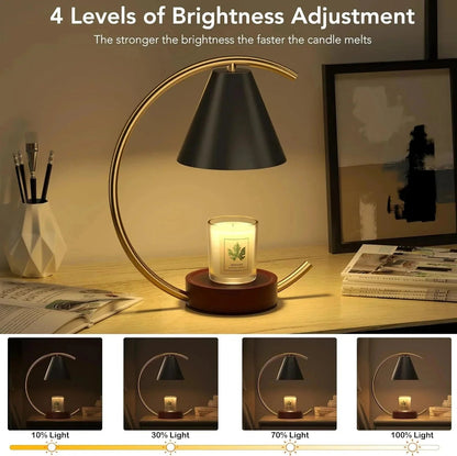 Dimmable Candle Warmer Lamp – Efficient, Flame - Free Fragrance - Verduranest