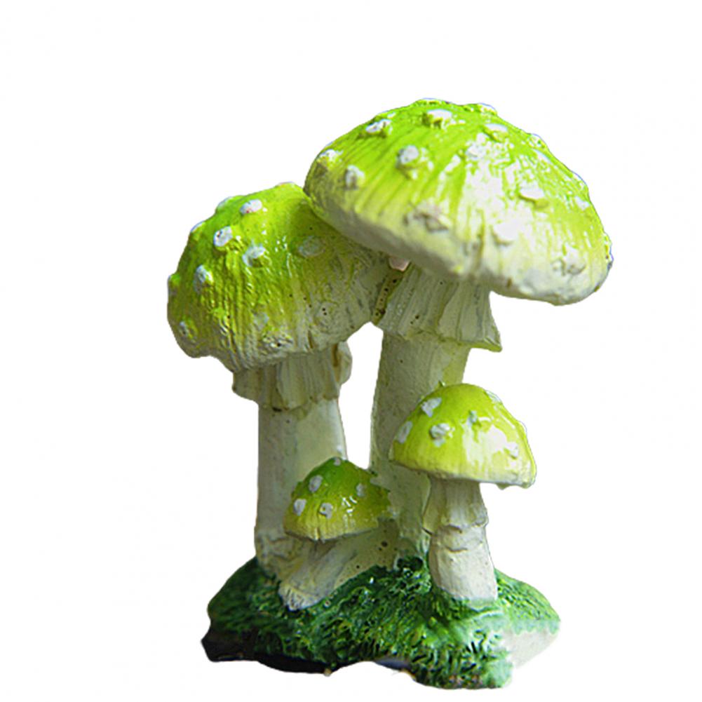 Good Garden Statue 13 Styles Garden Figurine Cute UV Resistant Lovely Mushroom Sculpture Garden Decor - Verduranest