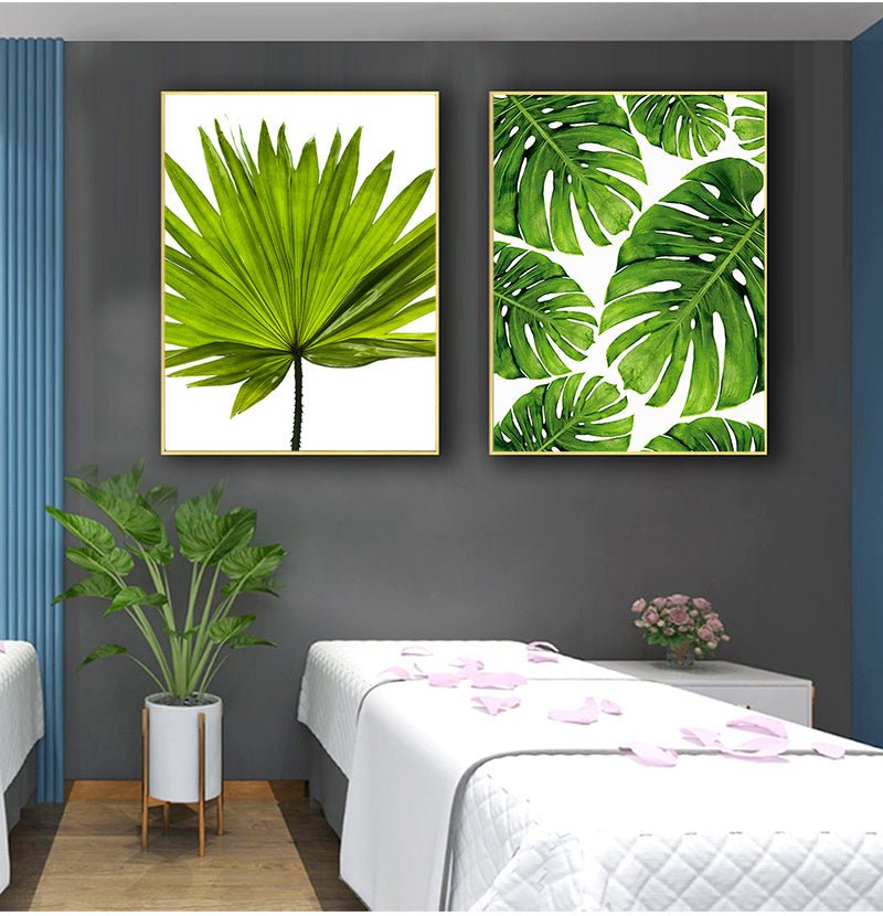 Home Decor Green Plant Canvas Painting - Verduranest
