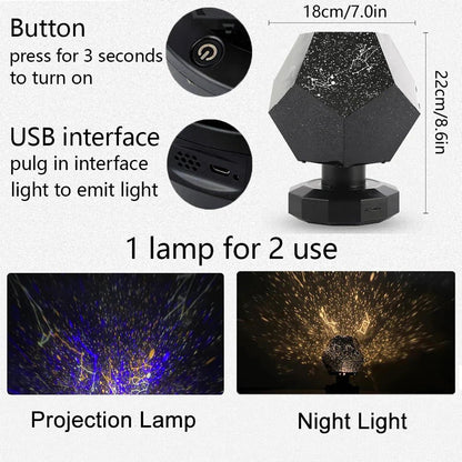 Star Projector Constellation Night Light - Verduranest